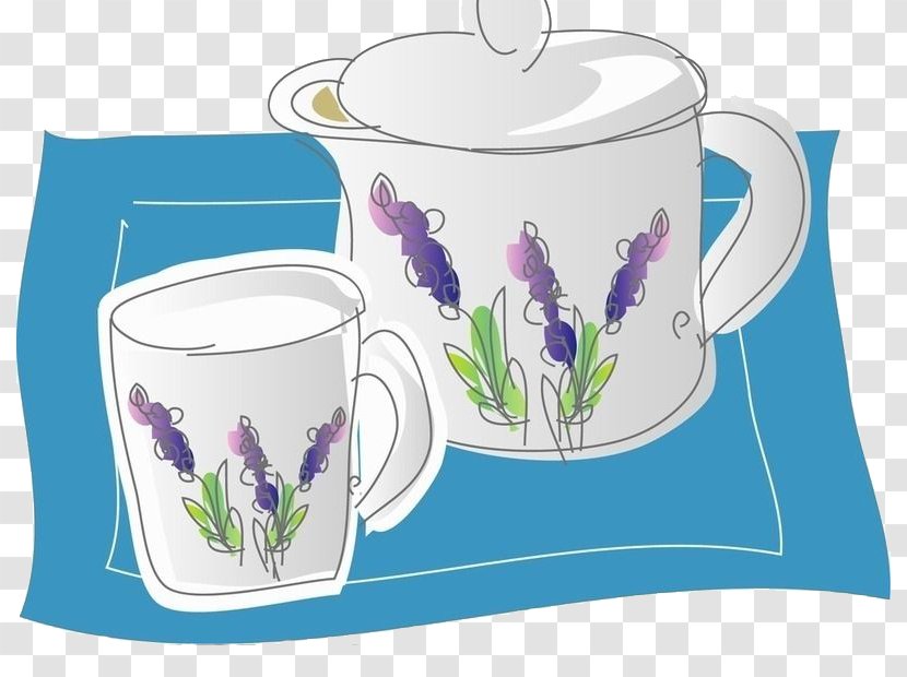 Coffee Mug Illustration - Alfalfa Tea Transparent PNG