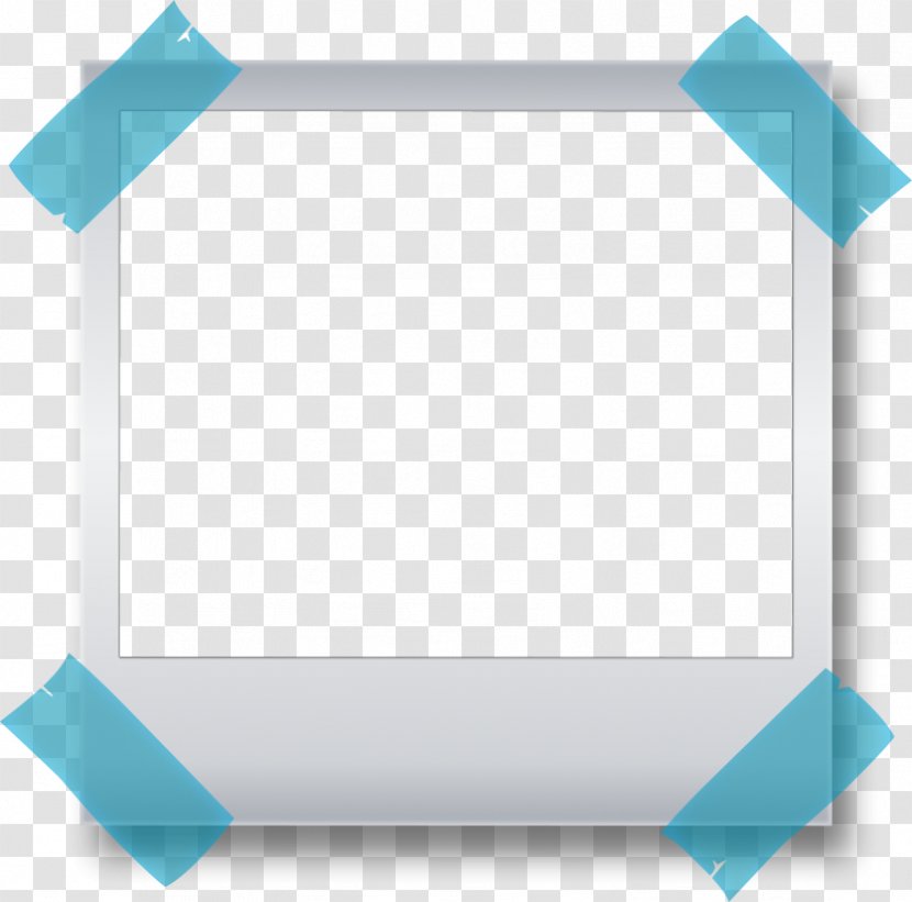 Rectangle Product Design Turquoise - Polaroid Snap Selfie Stick Transparent PNG