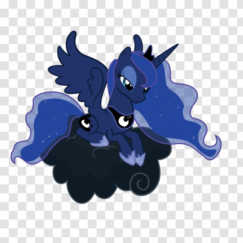 Princess Luna Clip Art Image Pony - Cobalt Blue Transparent PNG