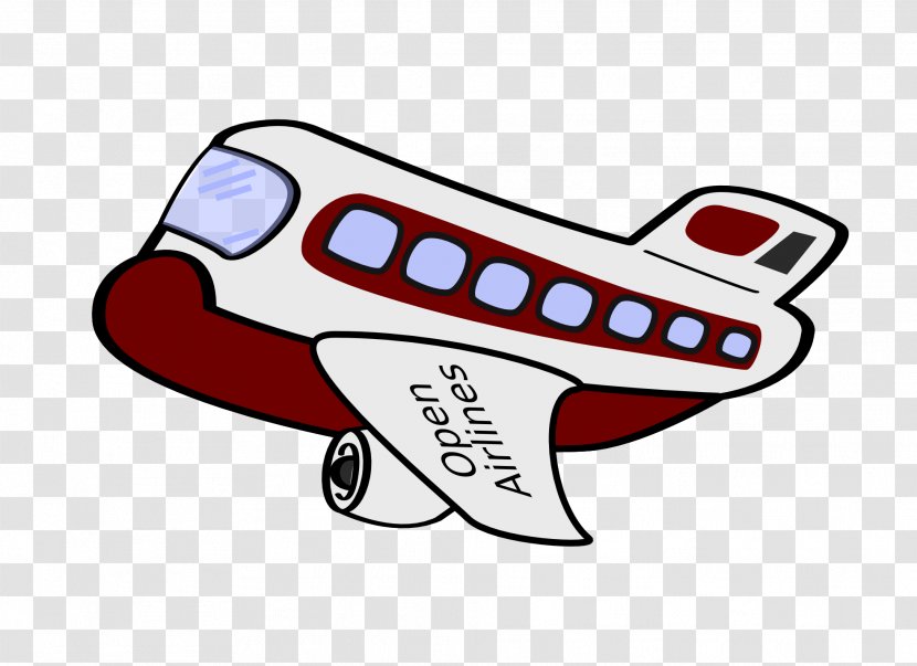 Airplane Cartoon Clip Art - Plane Transparent PNG