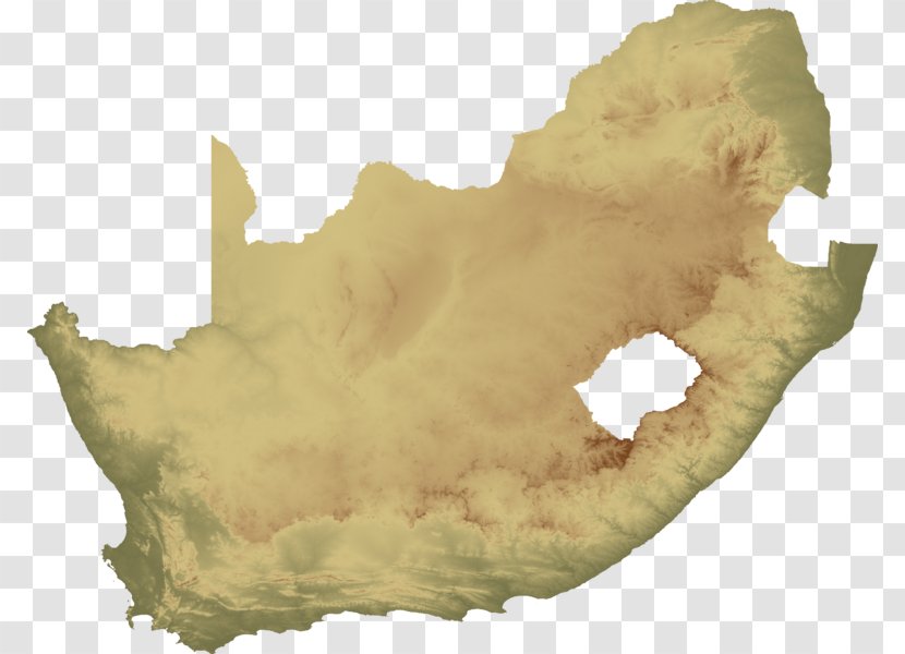 South Africa Azania Topographic Map - World - Topo Transparent PNG