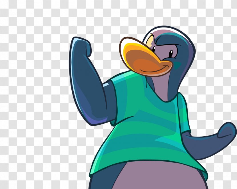 Club Penguin Water Bird Blue - Beak - Sleeping Transparent PNG