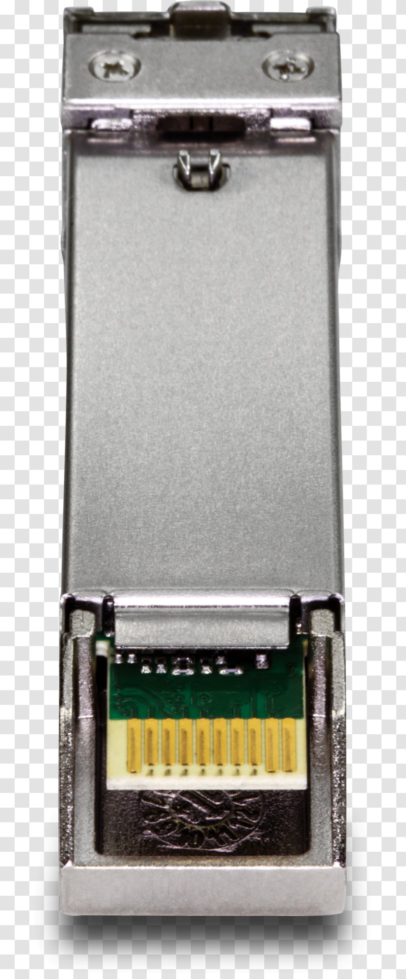 Single-mode Optical Fiber Small Form-factor Pluggable Transceiver 10 Gigabit Ethernet Interface Converter - Connector Transparent PNG