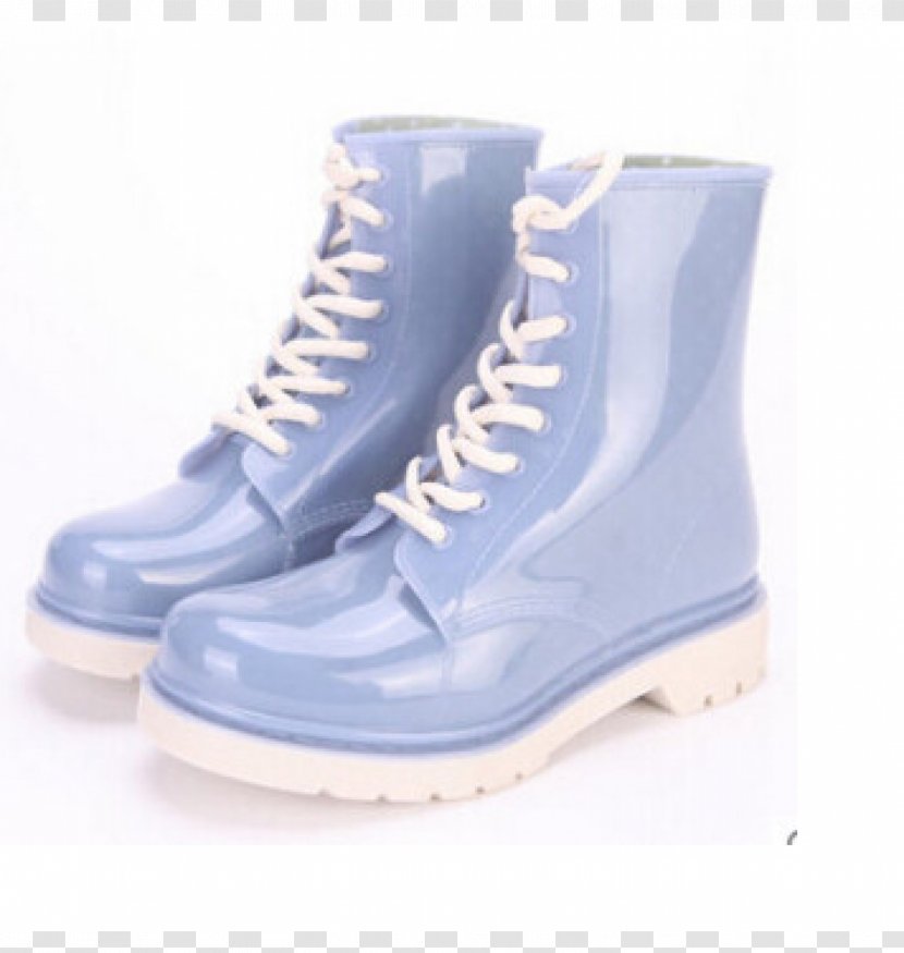 Wellington Boot Wedge Fashion Shoe - Snow Transparent PNG