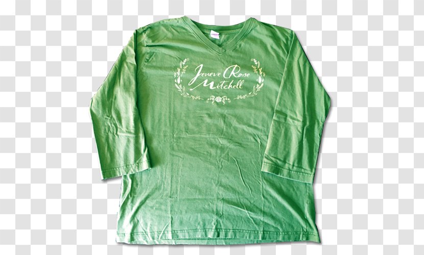 Long-sleeved T-shirt Neckline - Long Sleeved T Shirt Transparent PNG