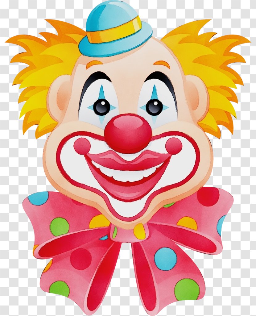 Joker Face - Evil Clown - Performing Arts Nose Transparent PNG