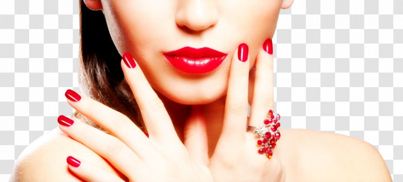 Nail Salon Manicure Art Polish - Lipstick Transparent PNG