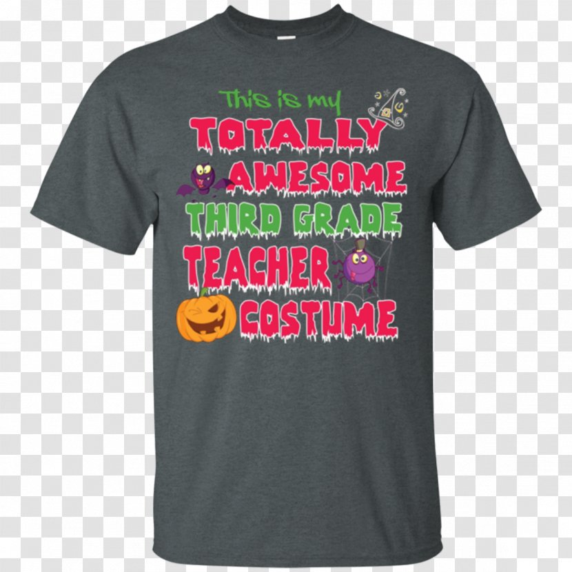 T-shirt Hoodie Sleeve Gildan Activewear - Text - Third Grade Transparent PNG