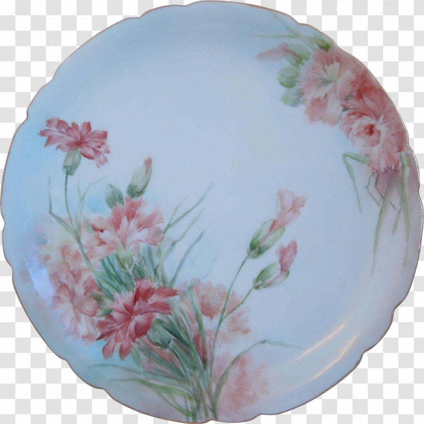 Plate Porcelain Rue Jean Pouyat Platter Pottery - Limoges Transparent PNG