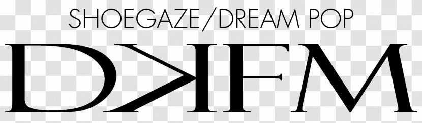 DKFM Shoegaze Radio Logo Shoegazing Brand - White - Area Transparent PNG
