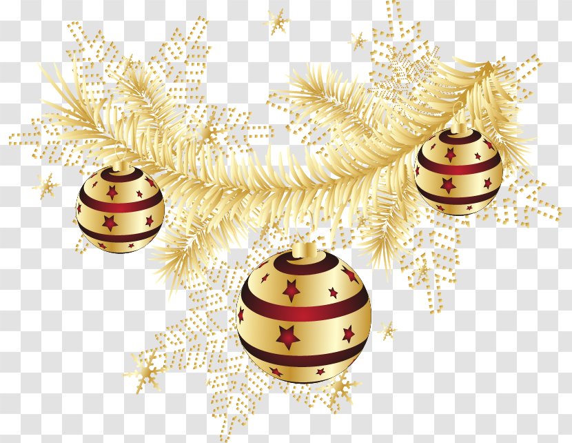Christmas Ornament Ball - Rar - Golden Decoration Transparent PNG