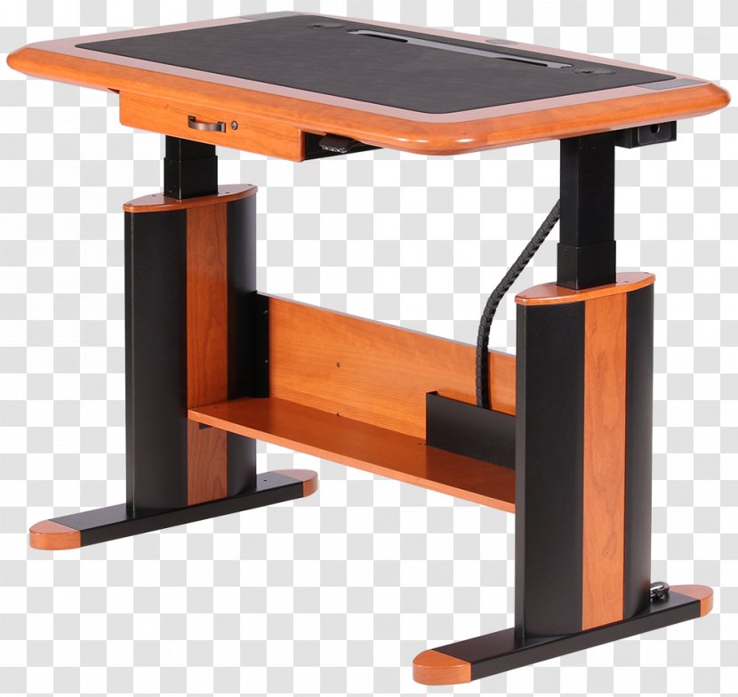 Table Sit-stand Desk Computer Linak - Standing Transparent PNG