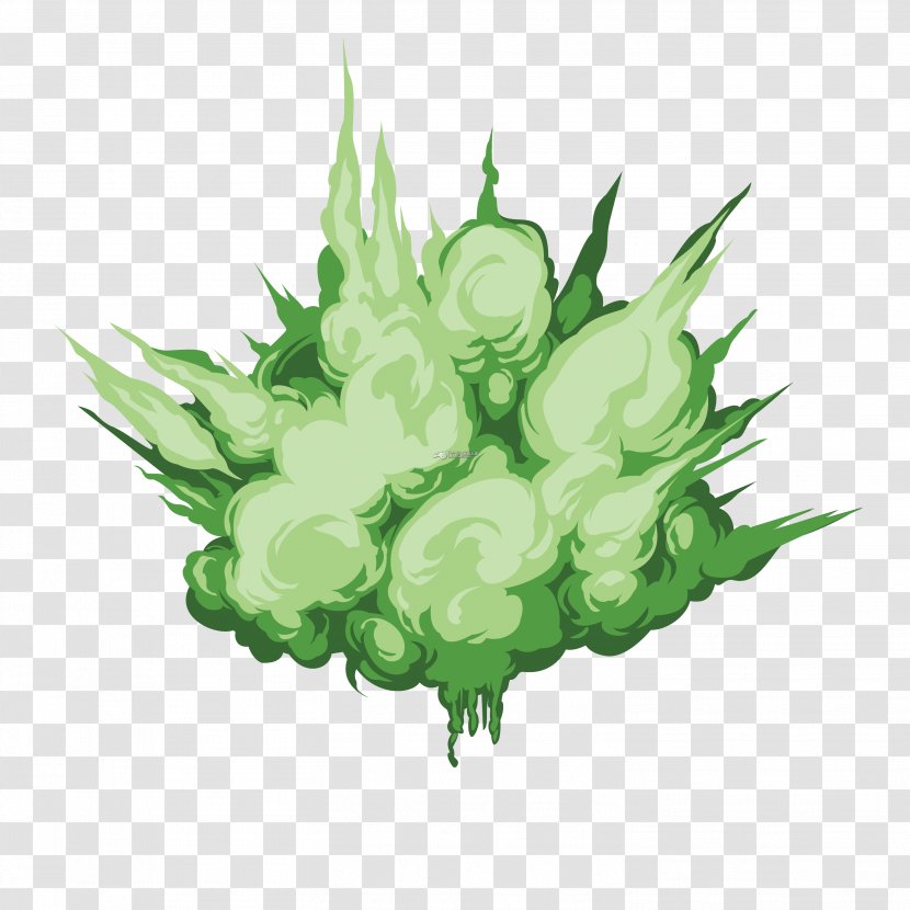 Shovel Knight: Plague Of Shadows Wii U Screenshot - Illustration - Green Explosion Mushroom Cloud Transparent PNG