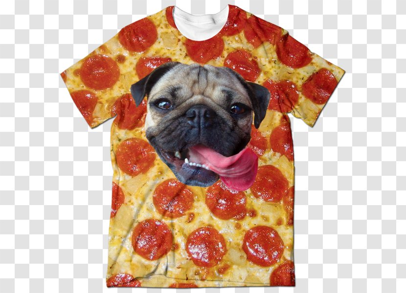 Doug The Pug Puppy T-shirt Dog Breed - Tshirt Transparent PNG