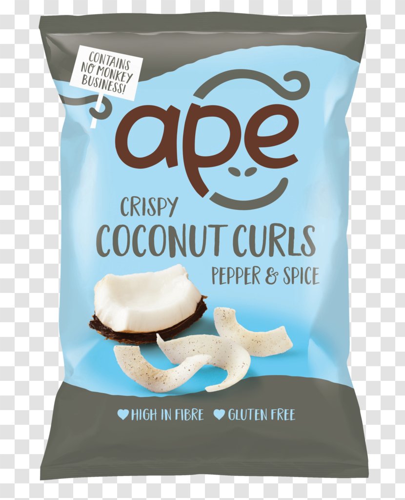 Coconut Snack Salt Food Potato Chip - Savoury Transparent PNG