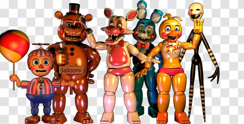 Five Nights At Freddy's 2 Art Action & Toy Figures Má Vlast - Deviantart - Fnaf Animatronics Transparent PNG