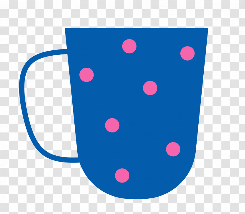 Cobalt Blue / M Mug Cobalt Blue / M Line Pattern Transparent PNG