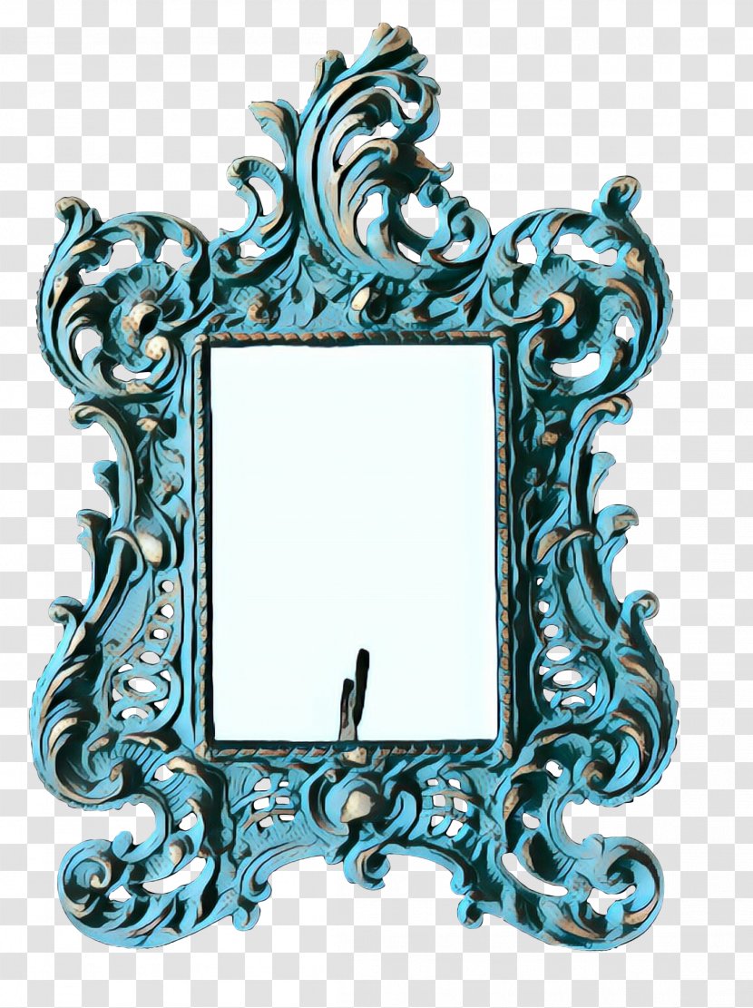 Pop Art Retro Vintage - Teal Mirror Transparent PNG