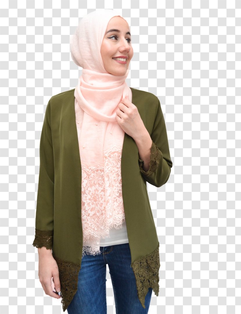 Scarf Neck Outerwear Jacket Sleeve Transparent PNG