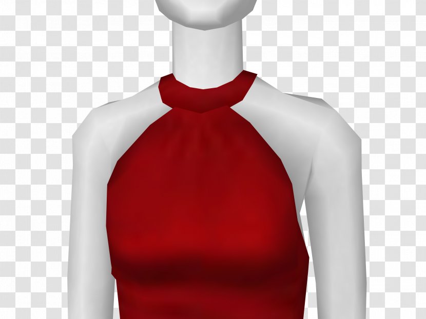 Shoulder Sleeve - Mannequin - Red Satin Transparent PNG