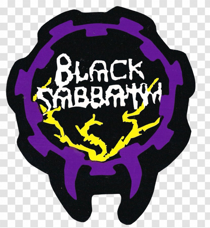 Logo Brand Sticker Font - Black Sabbath Transparent PNG