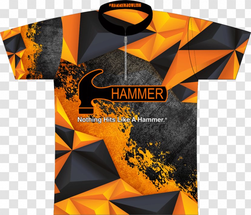 T-shirt Bowling Balls Jersey Hammer - Crew Neck Transparent PNG