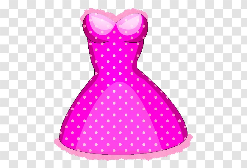 Polka Dot Clothing Accessories Doll Dress Transparent PNG