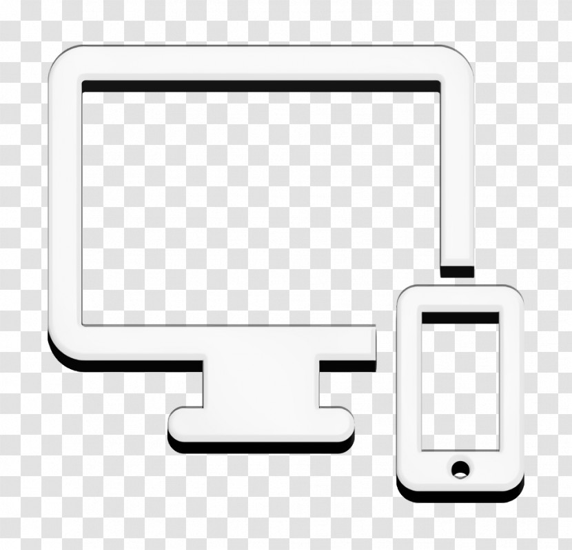 Technology Icon PC Smartphone Icon Responsive Web Icon Transparent PNG