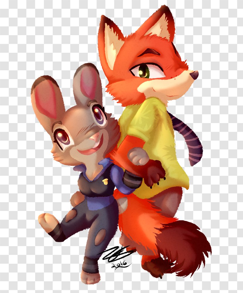 Lt. Judy Hopps Nick Wilde Fan Art - Vertebrate - Film Transparent PNG