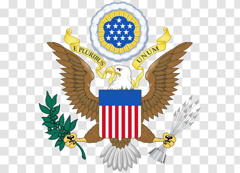 Great Seal Of The United States Coat Arms Flag Crest - Bird Transparent PNG