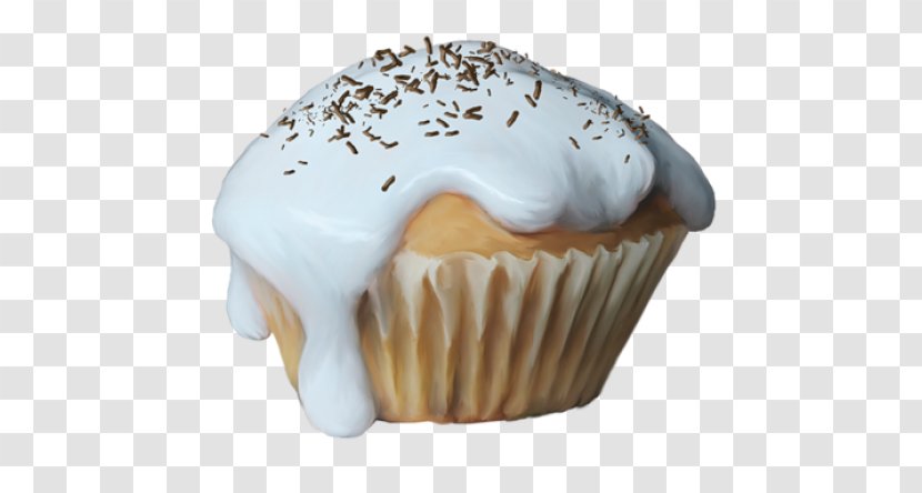 Cupcake Birthday Muffin Daytime Buttercream - Tiande Transparent PNG