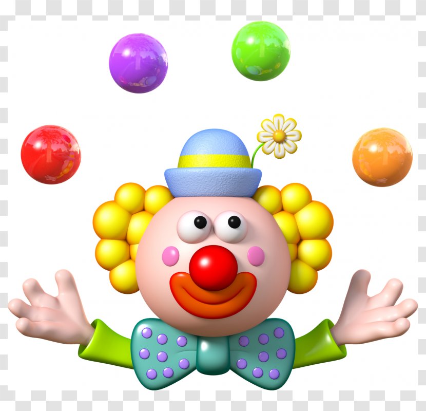 Clown Juggling Circus Sticker Image - Wall Decal Transparent PNG