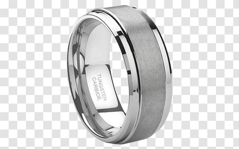 Tungsten Carbide Wedding Ring Gold Metal - Ceremony Supply Transparent PNG