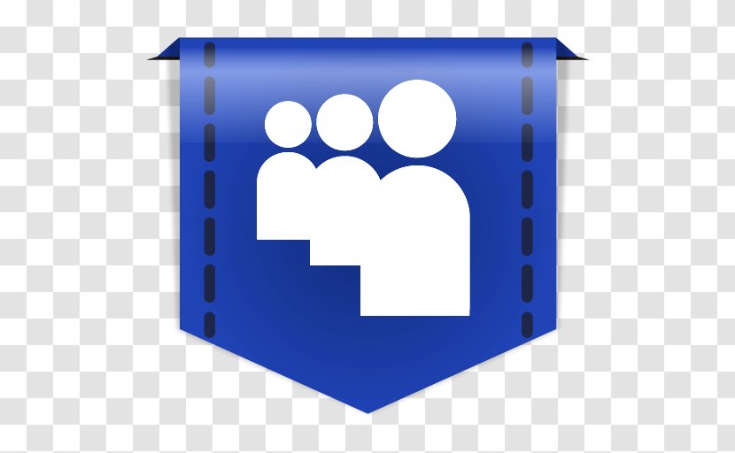 Social Media Myspace Icon Design - Electric Blue Transparent PNG