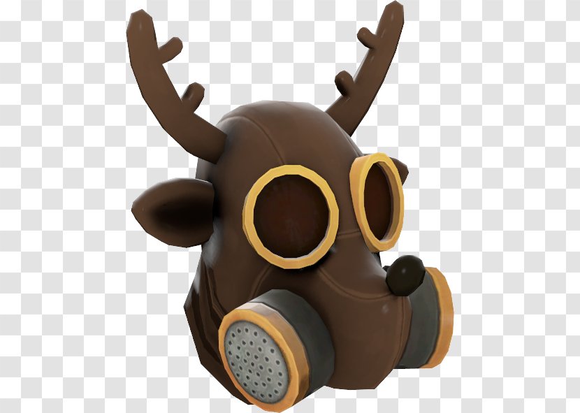 Gas Mask Reindeer Transparent PNG