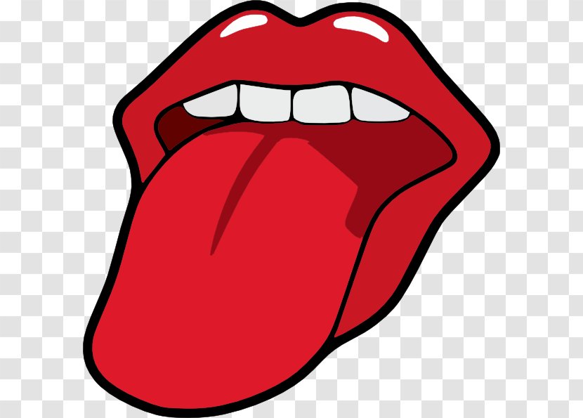 Tongue Lip Smiley Taste Clip Art - Saliva - Tongues Singing Cliparts Transparent PNG