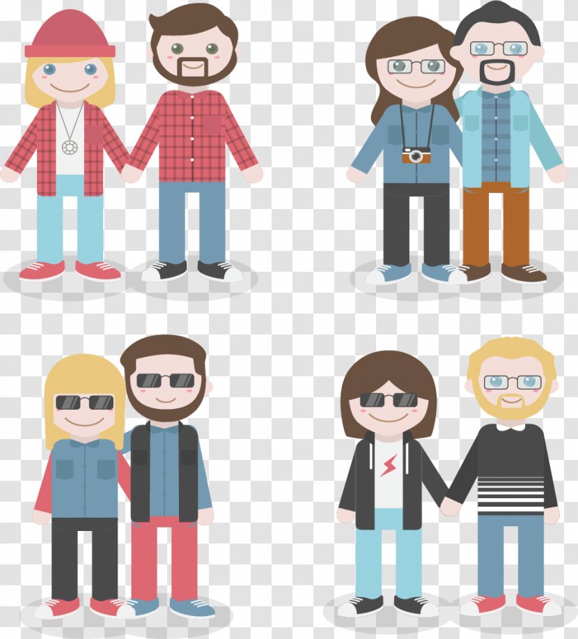 Significant Other Couple Clip Art - Designer - Wear Lovers Transparent PNG