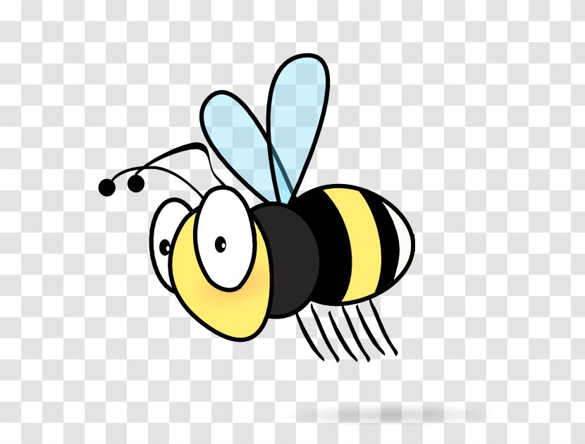 Bee Drawing Clip Art - Pollinator Transparent PNG