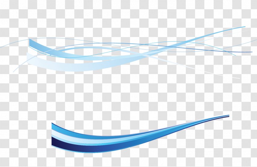 Brand Pattern - Electric Blue - Decorative Line Transparent PNG