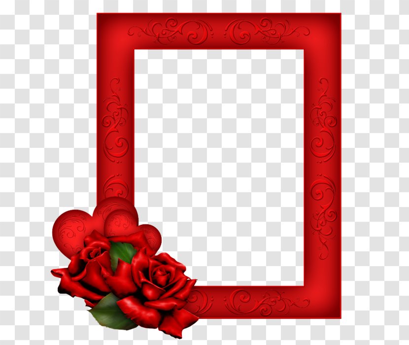 Borders And Frames Picture Clip Art Image - Heart - Rose Transparent PNG