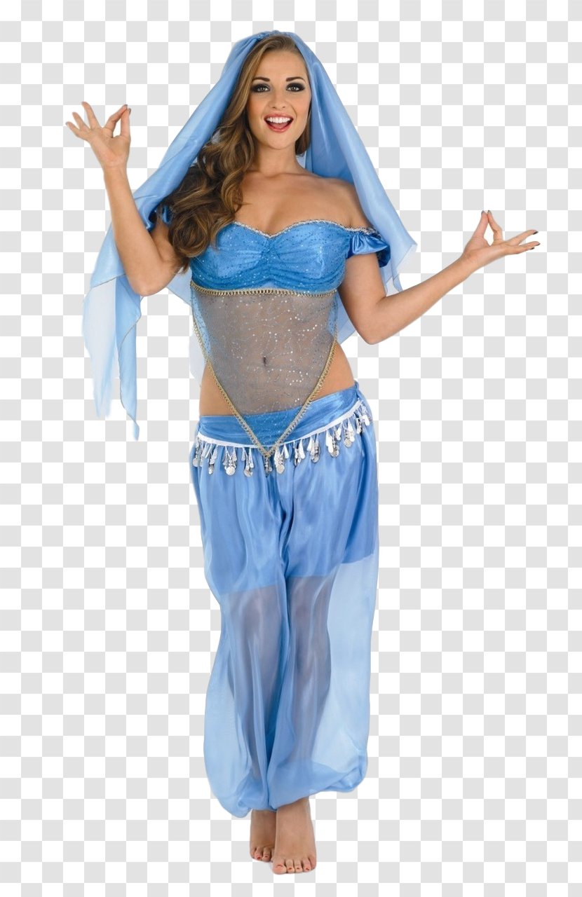 Princess Jasmine Costume Party Dress - Arab Dance Transparent PNG
