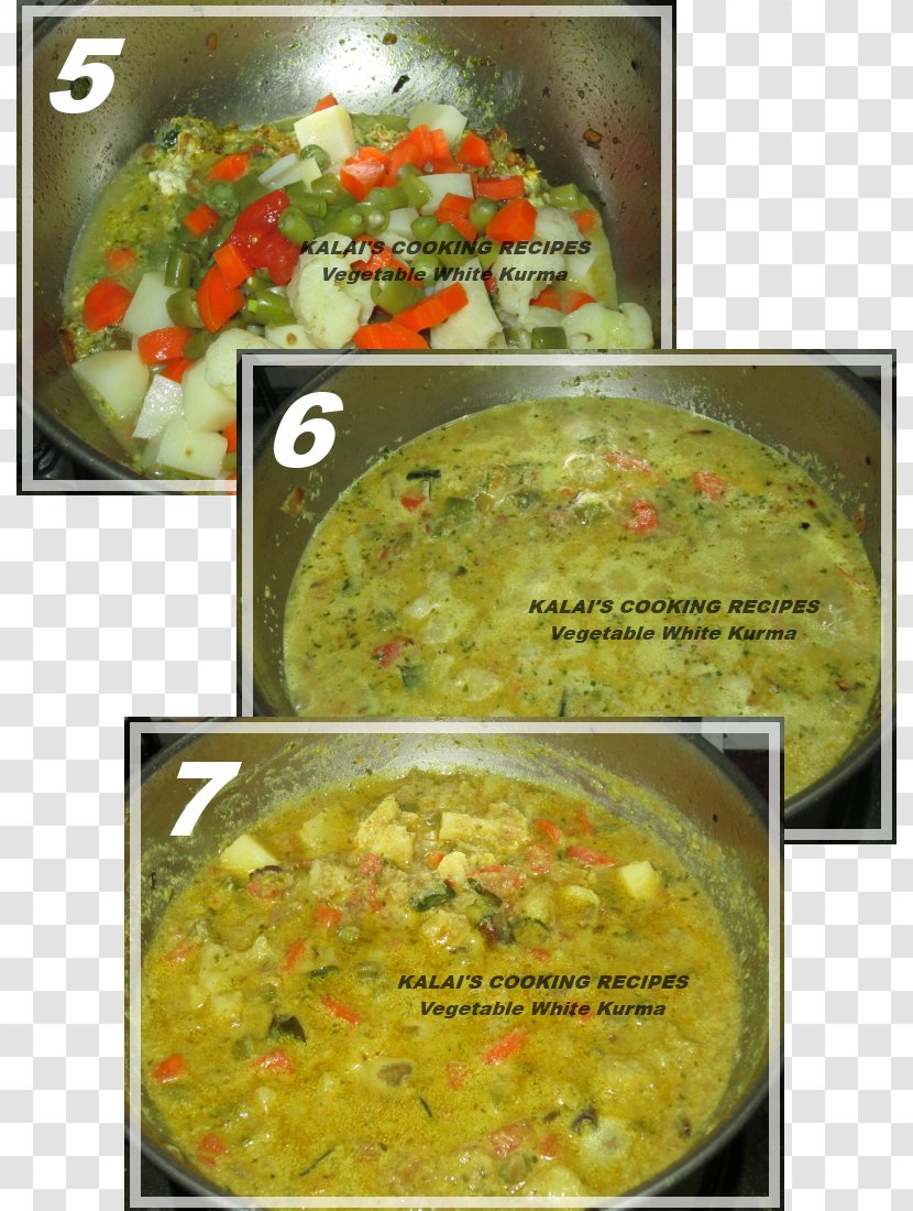 Indian Cuisine Avial Vegetarian Curry Recipe - Vegetable Transparent PNG