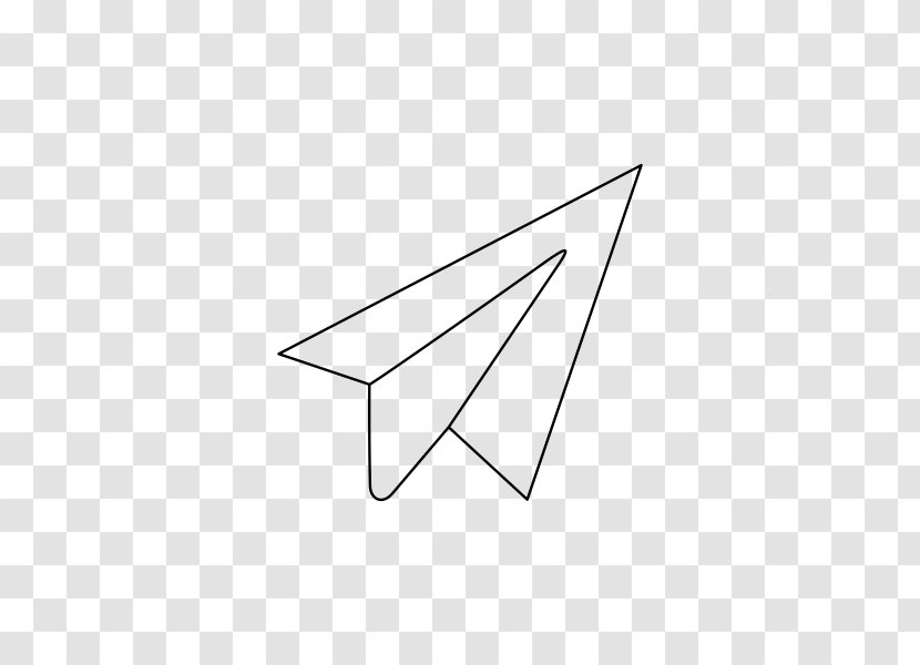 Triangle White - Monochrome Transparent PNG