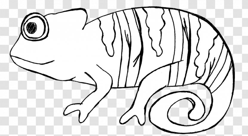 Line Art Drawing Clip - Heart - Chameleon Transparent PNG