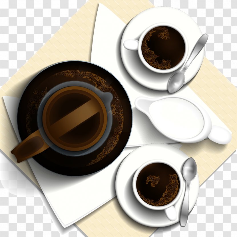 Coffee Dessert - Caffeine - Vector Transparent PNG