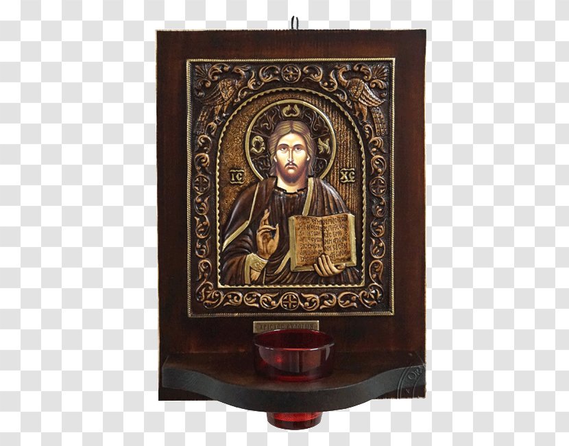 Eleusa Icon Iconostasis Monastēriaká Cross - House - Wood Carving Transparent PNG