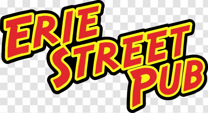 Erie Street Pub Logo South Brand Pizza - Yellow - County Ohio Transparent PNG