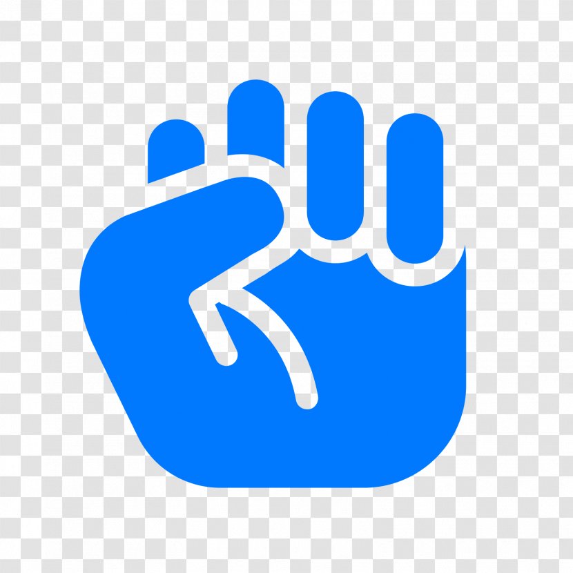 Raised Fist Symbol - Text - Clenched Transparent PNG