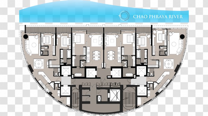 Floor Plan Building Condominium House - Apartment Transparent PNG