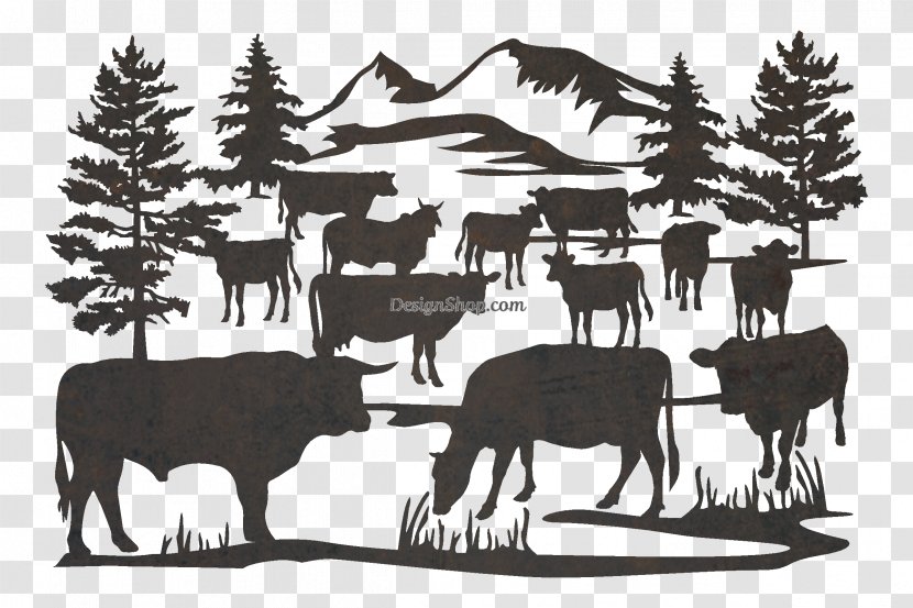 Bull Cattle Ox Wildlife Fauna - Mammal Transparent PNG